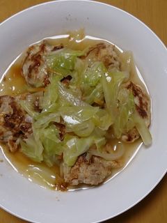 豚小間団子の野菜餡掛けソースかけ-レシピのメイン写真