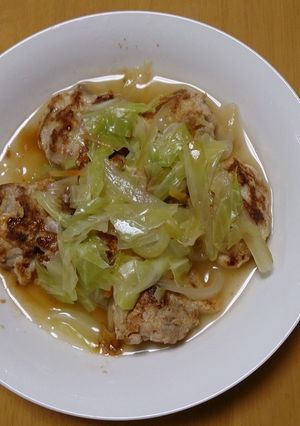 豚小間団子の野菜餡掛けソースかけ-レシピのメイン写真