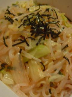 ★新玉ねぎとキャベツの白滝たらこパスタ★-レシピのメイン写真