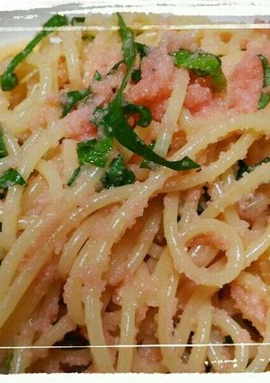 めんたいこ大葉パスタ-レシピのメイン写真