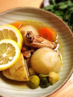 ☆新じゃがと新玉ねぎの塩レモンポトフ☆-レシピのメイン写真