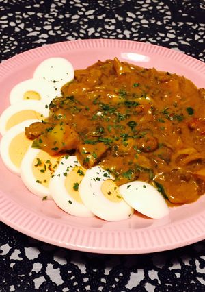 たけのこ入り、クリーミーキーマカレー-レシピのメイン写真