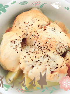 *タラとジャガイモで手抜きみそマヨ焼き*-レシピのメイン写真
