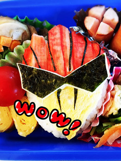 ジュウオウイーグル 簡単 キャラ弁-レシピのメイン写真