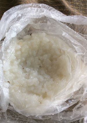 被災時の嚥下食 配給おにぎりのつぶしがゆ-レシピのメイン写真