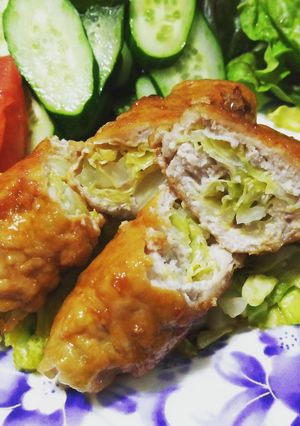 ☆春キャベツのシャキシャキ肉巻き☆-レシピのメイン写真
