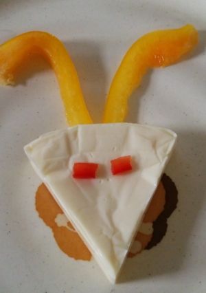 ６ｐでガン見うさぎ-レシピのメイン写真