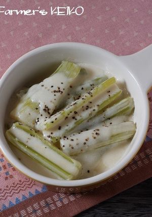 【農家のレシピ】濃厚・セロリのクリーム煮-レシピのメイン写真