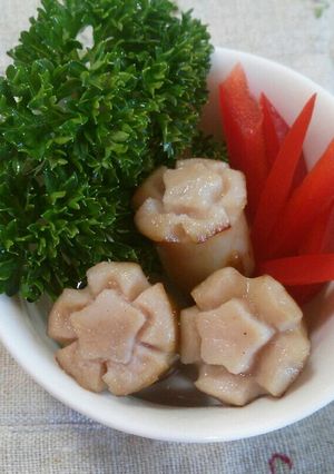 無塩せきのウィンナーを綺麗に飾り切り-レシピのメイン写真