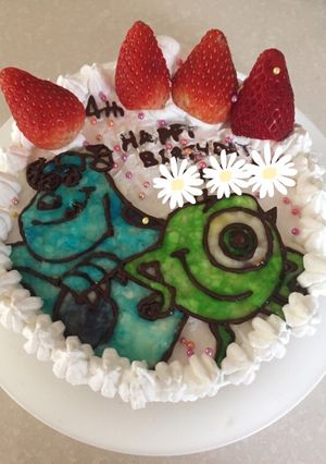 キャラケーキ★モンスターズインク-レシピのメイン写真