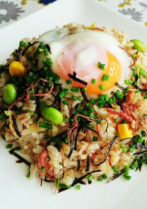 春キャベツとコンビーフの炒飯-レシピのメイン写真
