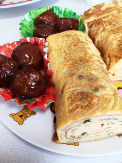 ふりかけ味道楽を使った卵焼き-レシピのメイン写真