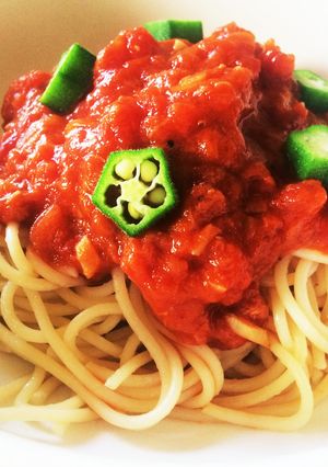 夏！さっぱりツナトマトパスタ♡-レシピのメイン写真