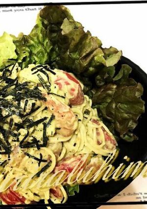 味見で半分に笑アボカドサラスパ｡:°ஐ♡-レシピのメイン写真