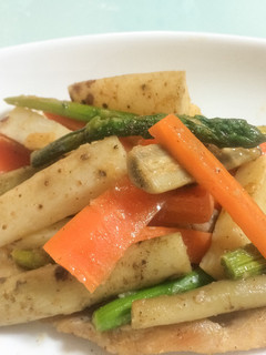 鶏肉と野菜のスティック炒め-レシピのメイン写真