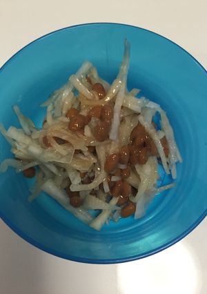 大根と納豆の和え物-レシピのメイン写真