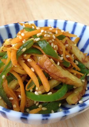 ＊ピーマンとにんじんのカレーきんぴら＊-レシピのメイン写真