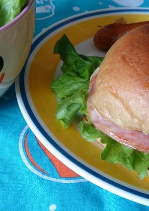 糖質制限 ブランのバンズ風パン-レシピのメイン写真