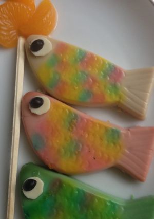 にじ色ゼリー 鯉のぼり-レシピのメイン写真