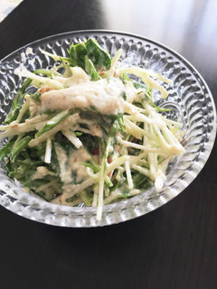 まるごと水菜のゴマ豆腐サラダ-レシピのメイン写真