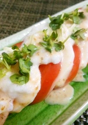 まるごとトマトと長芋のシャキトロサラダ♪-レシピのメイン写真
