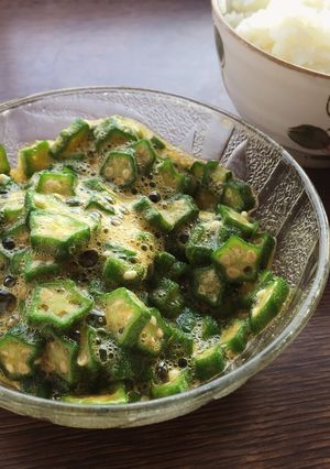 ふわとろ！ぶっかけオクラ☆ご飯のお供-レシピのメイン写真