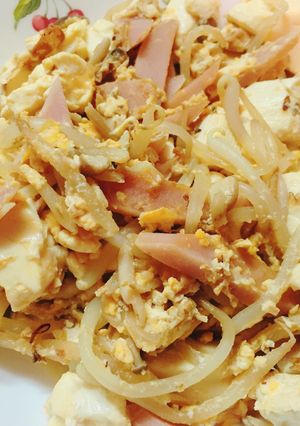 豆腐★豆腐と魚肉のチャンプルー-レシピのメイン写真
