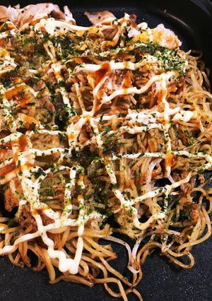 ホットプレートで意外と簡単☆広島焼き-レシピのメイン写真