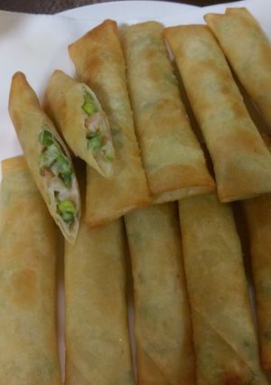子供が食べやすいエビ春巻き♡-レシピのメイン写真