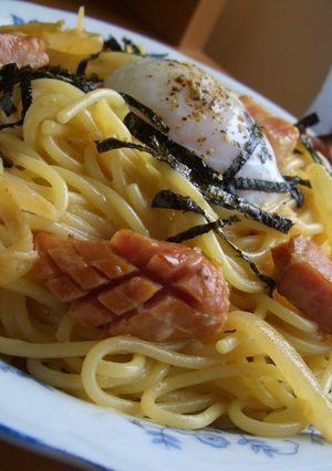 普通じゃつまらないッ☆和風カルボナーラ-レシピのメイン写真