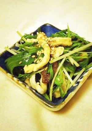 切り干し大根と水菜のお手軽サラダ-レシピのメイン写真
