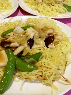 いかとスナックエンドウのあんかけ焼きそば-レシピのメイン写真