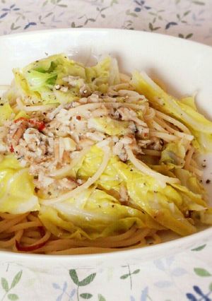 簡単♪キャベツとアンチョビのパスタ-レシピのメイン写真