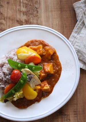 彩りグリル野菜のダイエットカレー-レシピのメイン写真