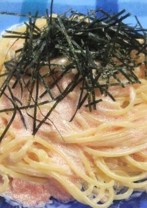 濃厚！明太子・生クリームパスタ-レシピのメイン写真