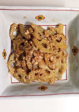 レンコンのキンピラ 辛子明太子を加えて-レシピのメイン写真
