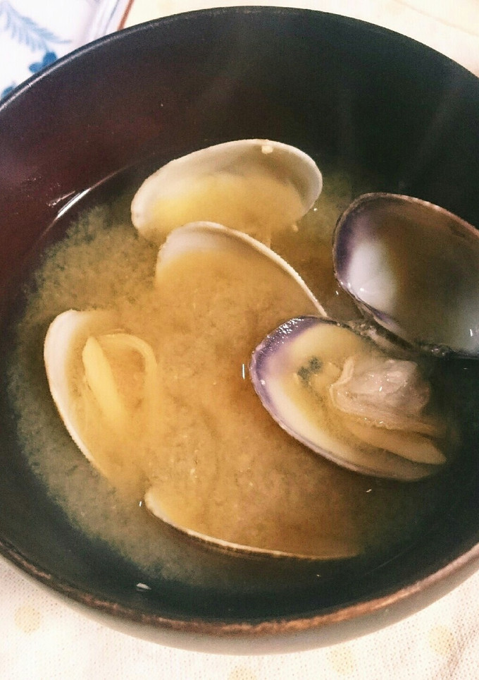 冷凍アサリ　冷凍したあさりの味噌汁-レシピのメイン写真