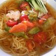 インスタント袋麺でトマトラーメン