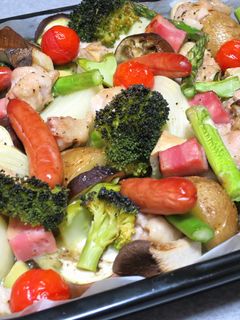 【簡単】野菜たっぷり ぎゅうぎゅう焼き♪-レシピのメイン写真