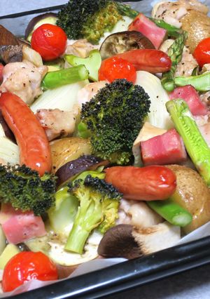 【簡単】野菜たっぷり ぎゅうぎゅう焼き♪-レシピのメイン写真