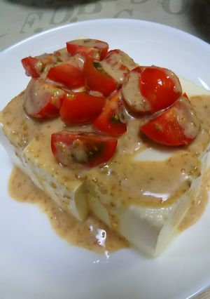 豆腐とトマトのサラダ-レシピのメイン写真