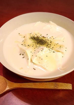 レンジで簡単！チーズと豆腐と豆乳のスープ-レシピのメイン写真