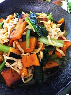 かぼちゃの和風パスタ-レシピのメイン写真