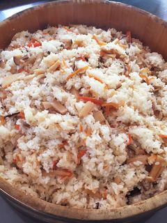シンプル田舎料理☆山菜おこわ-レシピのメイン写真