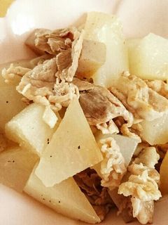 豚コマと大根とこんにゃくの中華煮-レシピのメイン写真