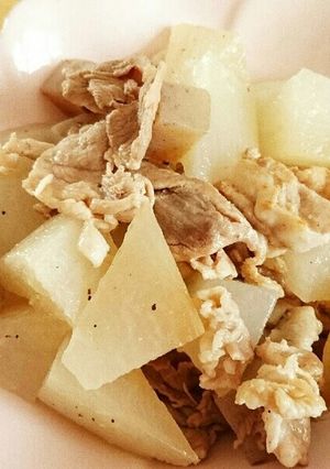 豚コマと大根とこんにゃくの中華煮-レシピのメイン写真