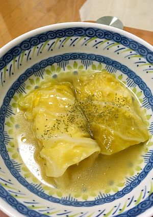 はんぺんとチーズのキャベツロール-レシピのメイン写真
