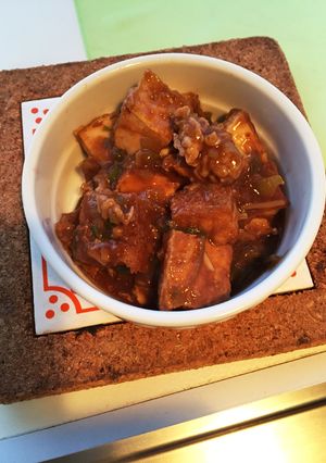厚揚げと豚こま、赤味噌の麻婆豆腐-レシピのメイン写真