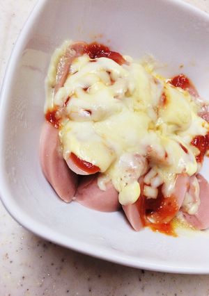 超簡単♡ケチャマヨチーズ焼き-レシピのメイン写真