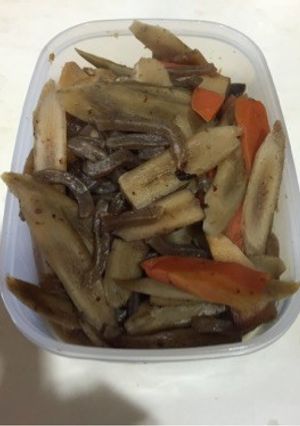 ダイエットに、ごぼうたっぷり甘辛煮-レシピのメイン写真